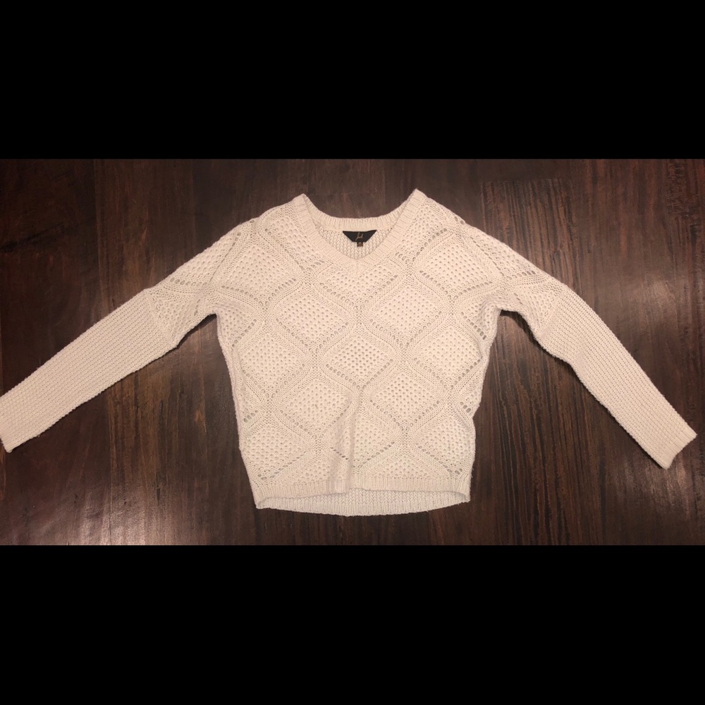 Cream knit sweater